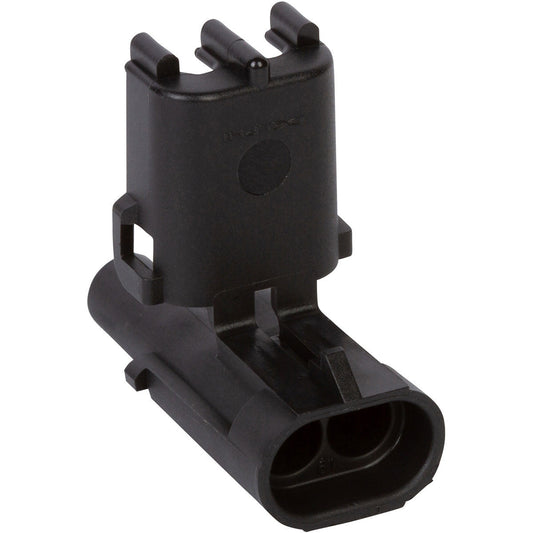 12010973 - Delphi Weather Pack 2 Way Black Sealed Male Connector