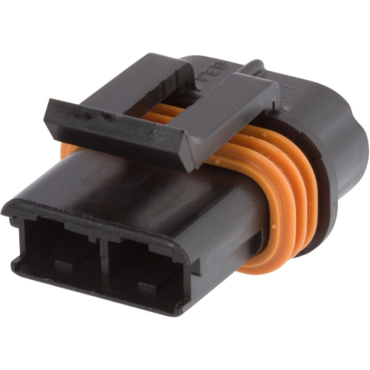 12085030 - Delphi Metri-Pack 630 Black 2 Way Sealed Female ATO Fuse Connector