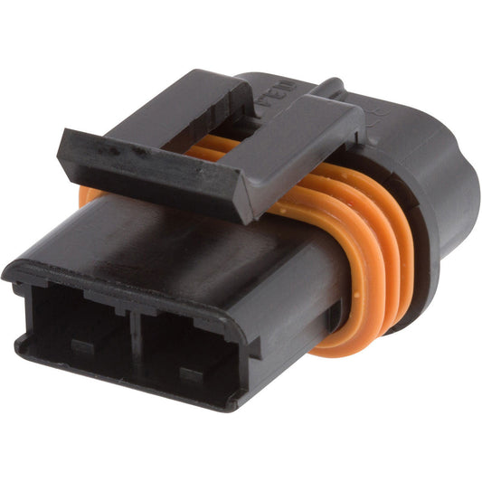 12085030 - Delphi Metri-Pack 630 Black 2 Way Sealed Female ATO Fuse Connector