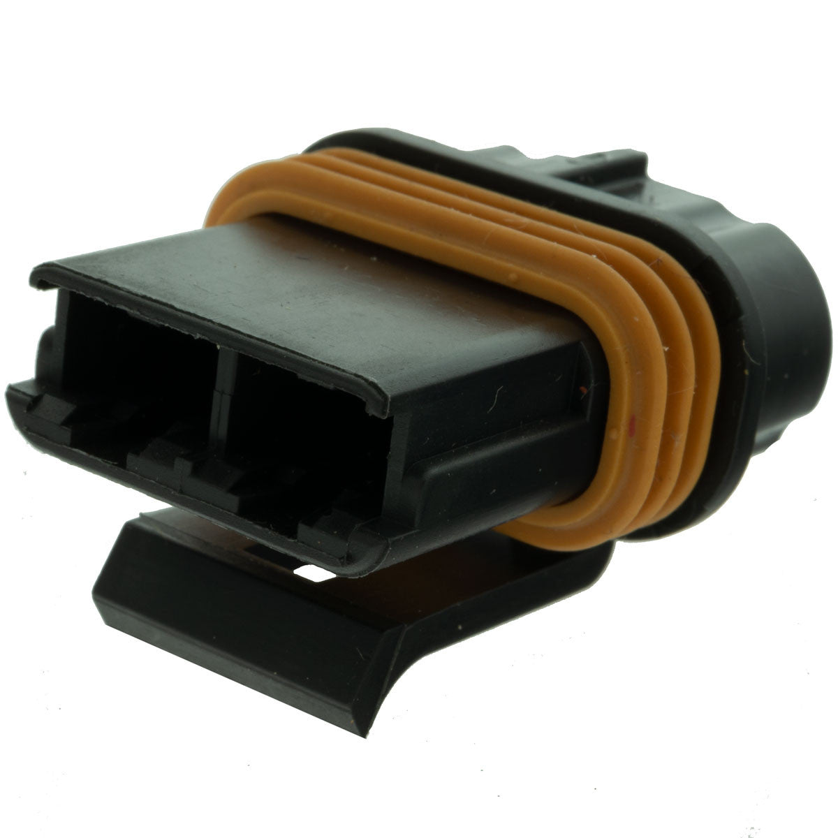 12092677 - Delphi Metri-Pack 630 Black 2 Way Sealed Female ATO Fuse Connector