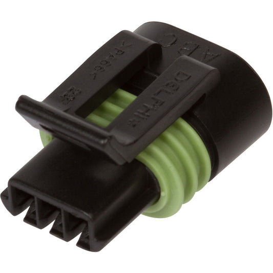 12162182 - Delphi Metri-Pack 150.2 Black 3 Way Sealed Female Crankshaft Sensor Connector