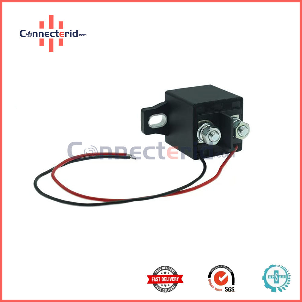 150A Strong Magnetic arc extinguishing Automotive DC high Voltage electromagnetic Relay DC12V24V48V60V72V Motor Load 150A contac(E150-36V)