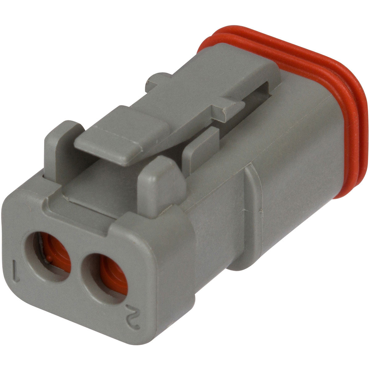 DT06-2S-E003 - DEUTSCH DT 2 Way Gray Plug Connector with End Cap