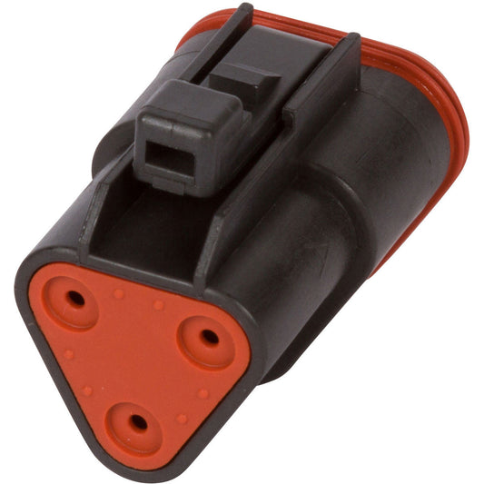 DT06-3S-P012 - DEUTSCH DT 3 Way Plug Connector with Enhanced Seal Retention