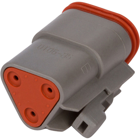 DT06-3S - DEUTSCH DT 3 Way Gray Plug Connector