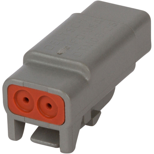 DTM06-2S - DEUTSCH DTM 2 Way Gray Plug Connector