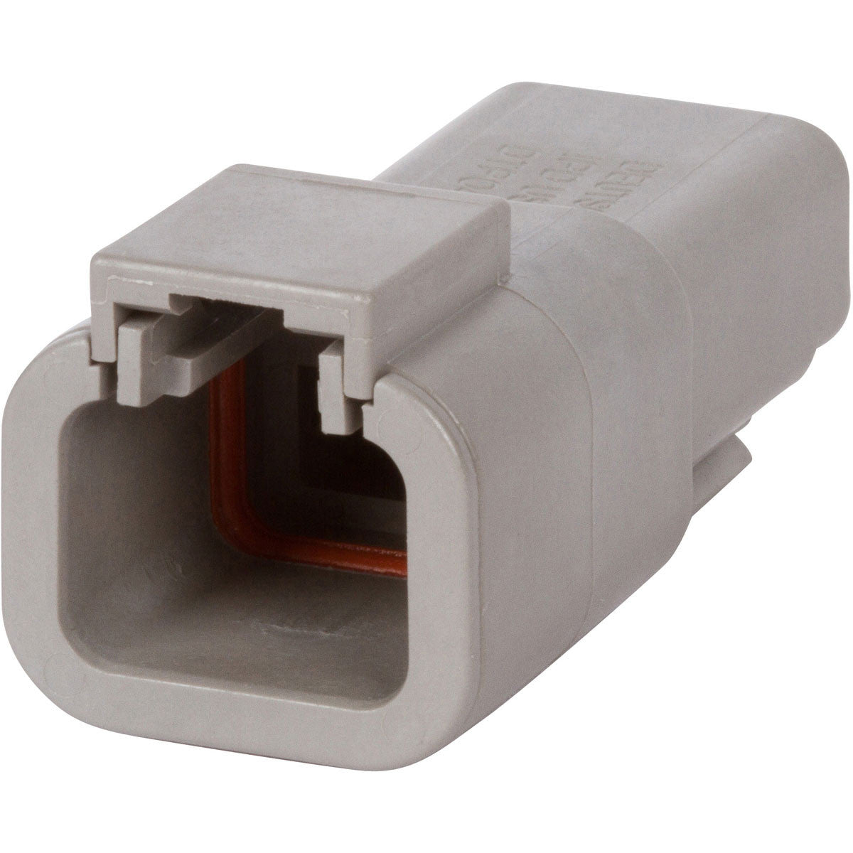 DTP04-2P - DEUTSCH DTP 2 Way Gray Receptacle Connector