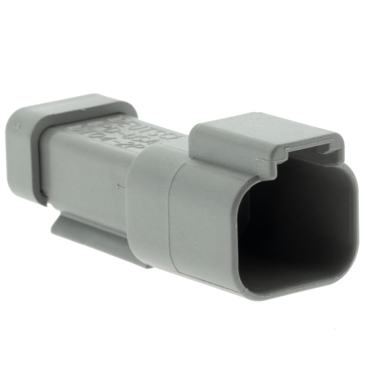 DT04-2P-E003 - DEUTSCH DT 2 Way Gray Receptacle Connector with End Cap