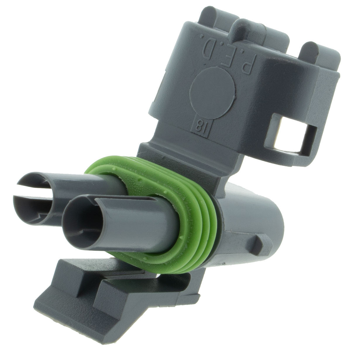 12015378 - Delphi Weather Pack 2 Way Gray Sealed Male Connector