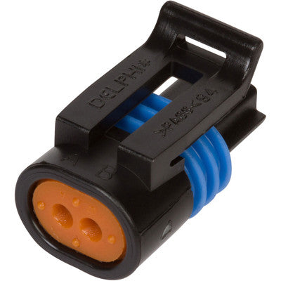 12162194 - Delphi Metri-Pack 150.2 Black 2 Way Sealed Female Temperature Sensor Connector