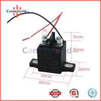 150A Strong Magnetic arc extinguishing Automotive DC high Voltage electromagnetic Relay DC12V24V48V60V72V Motor Load 150A contac(E150-36V)