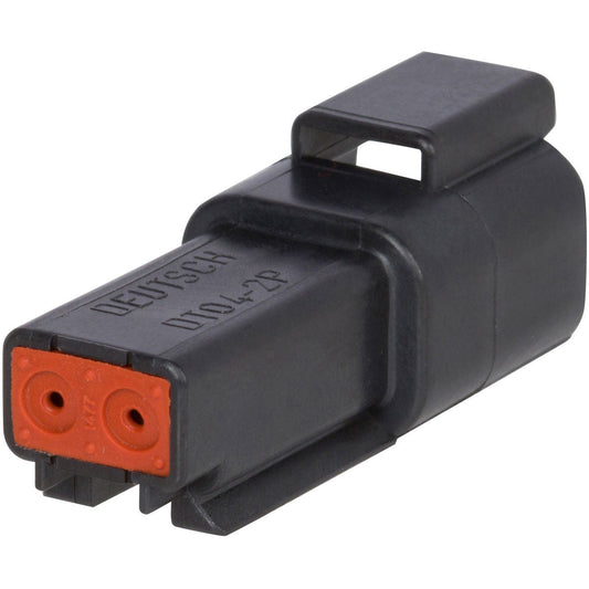 DT04-2P-E004 - DEUTSCH DT 2 Way Black Receptacle Connector