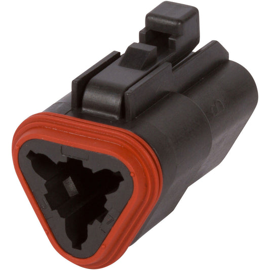 DT06-3S-P012 - DEUTSCH DT 3 Way Plug Connector with Enhanced Seal Retention
