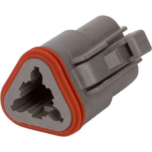 DT06-3S - DEUTSCH DT 3 Way Gray Plug Connector