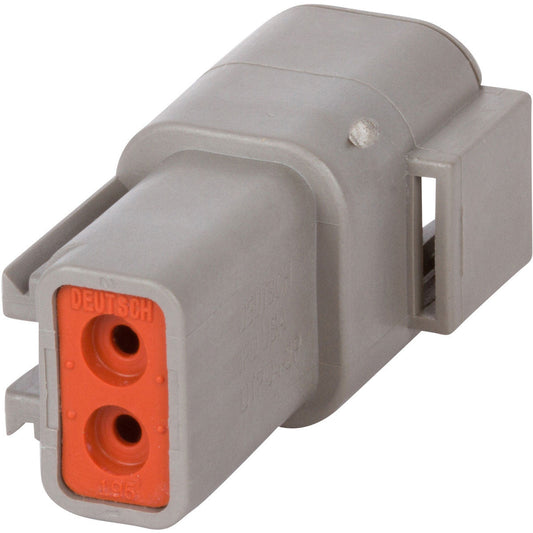 DTP04-2P - DEUTSCH DTP 2 Way Gray Receptacle Connector